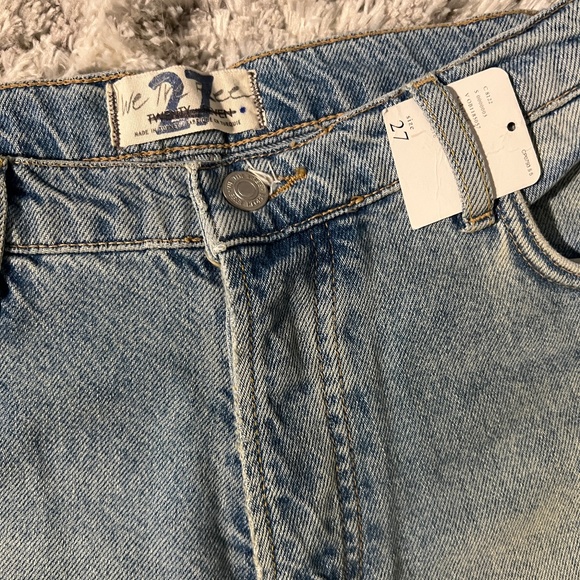 NWT Free People We the Free Ultra High Rise Straight Leg Distressed Jeans - Picture 3 of 13